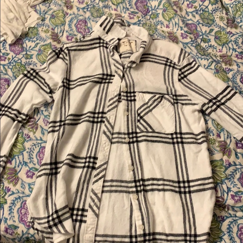 Black and white flannel